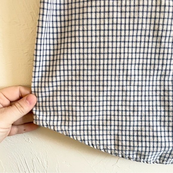 VINTAGE Rue 21 Sleeveless Collared Grunge 90s Y2k Checker Plaid Blouse Medium - Picture 4 of 5